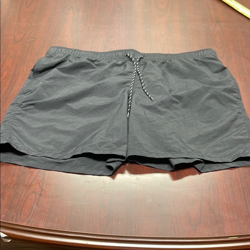 NWOT Goodfellow Black Drawstring Lined Shorts